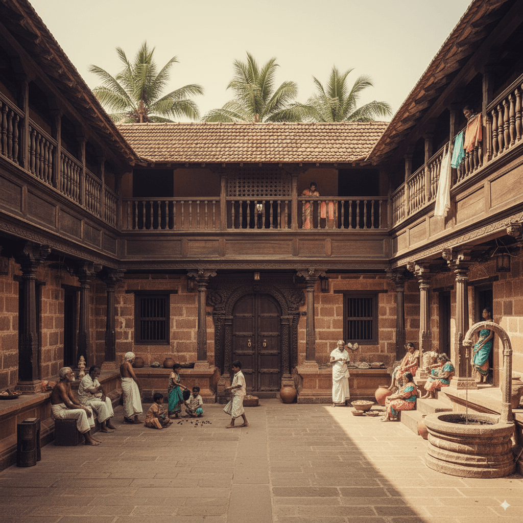 every vatara was its courtyard