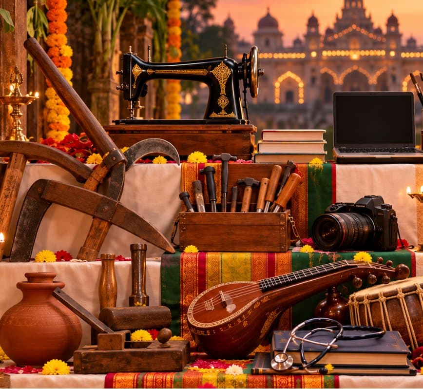 The significance of Ayudha Puja and the tools behind our work