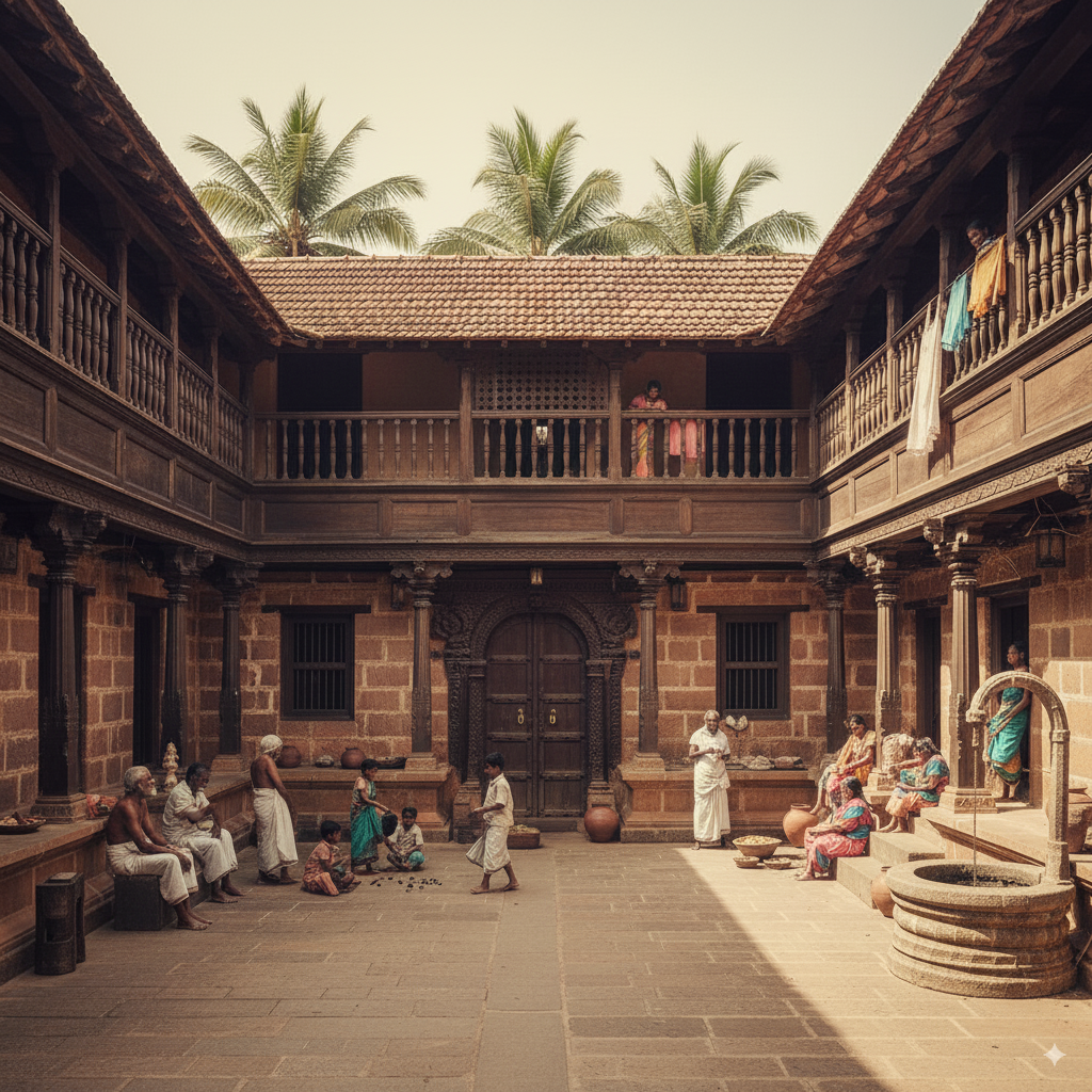 every vatara was its courtyard